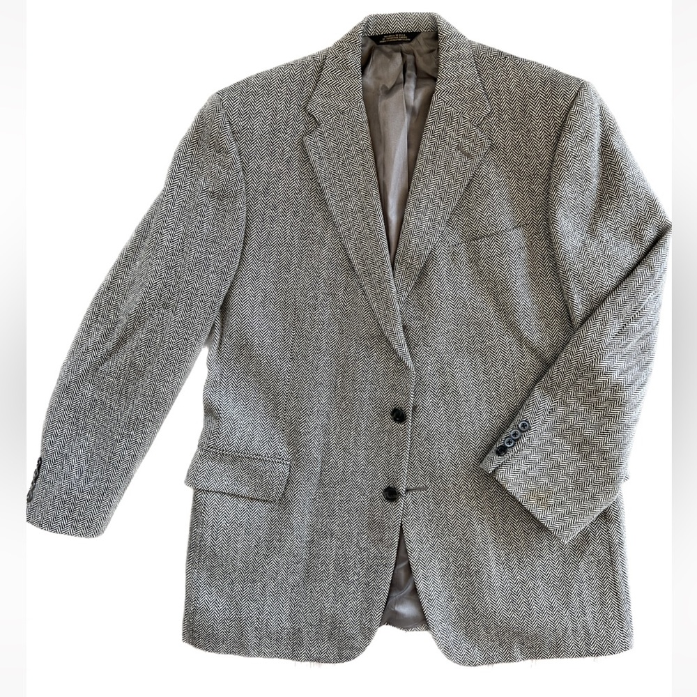 Vintage H. Oritsky Men’s Herringbone Blazer